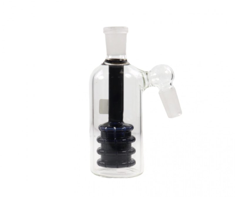 4 inch 8 arm perc tree glass ash catcher 14mm male