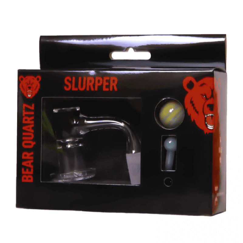 bear quartz terp slurper banger marble set packaging 20mm