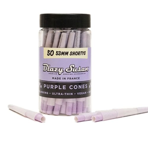 blazy susan 53mm purple cones 50ct