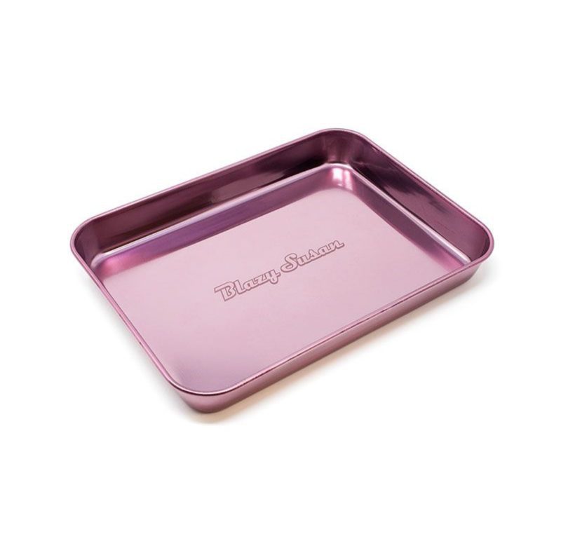 blazy susan stainless steel rolling tray