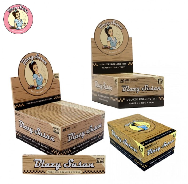 blazy susan unbleached rolling papers