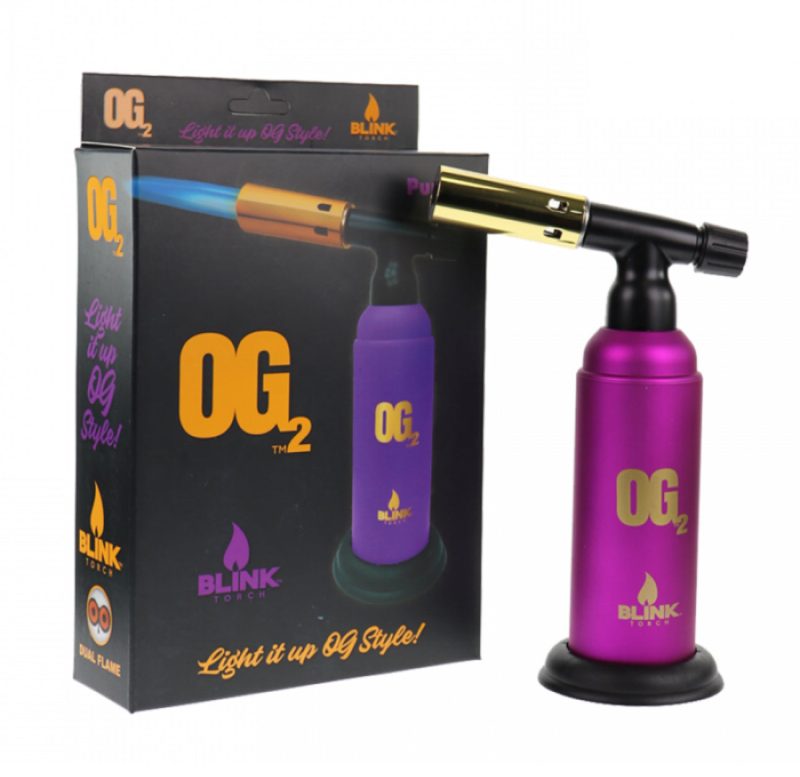 blink og2 dual flame butane torch lighter