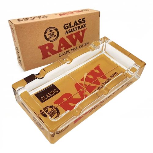 raw classic pack glass ashtray